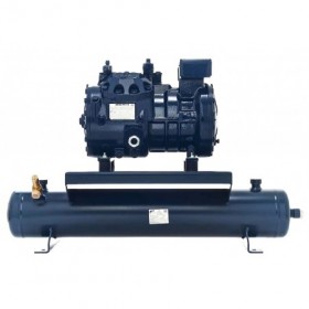 Unidad de compresión con compresor DORIN sobre recipiente para condensador remoto modelo RU-H80CC