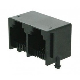 ▷ Base Telefónica Doble Con I. 6P/6C. - Pack 60 uds