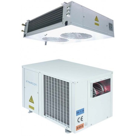 Equipo frigorífico semicompacto INTARCON alta temperatura centrífugo evaporador doble flujo ASH-CDY-33053 (R134a 3.9kg)