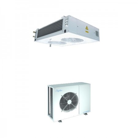Equipo frigorífico hidrónico INTARCON evaporador doble flujo MHF-DY-63086 y agua glicolada
