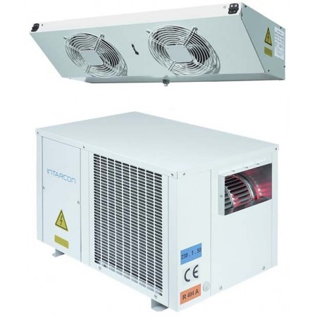 Equipo frigorífico semicompacto INTARCON centrífugo media temperatura evaporador bajo perfil MSH-CY-43086 (R134a 4.8kg)