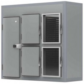 Armario modular COLDKIT MULTIMATRIX para temperatura positiva. espesor 85mm medidas exteriores 970x1770x2200mm 4 medias puertas