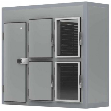 Armario modular COLDKIT MULTIMATRIX para temperatura negativa. espesor 105mm medidas exteriores 1010x1010x2220mm 1 puerta