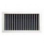 Reja de impulsión simple deflexión MADEL BMT-AN 1000x150mm lacada blanco