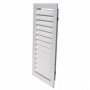 Reja retorno aletas fijas a 45º MADEL EMT-AR 1000x900mm lacada blanco