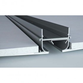 Difusor lineal oculto con marco largo MADEL LOOK-CM AR 30x1200mm lacado blanco y fijación escuadra (D)