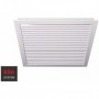 Reja retorno con cierre push para retorno MADEL DMT-KLIN 625X625mm lacada blanco