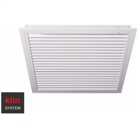 Reja retorno con cierre push para retorno MADEL DMT-KLIN 675X675mm lacada blanco