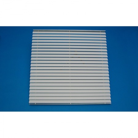 Reja retorno aleta fija 45 para sustituir una placa de falso techo MADEL DMT-MOD 620x620mm anodizada plata mate