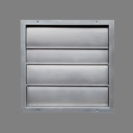 Compuerta de sobrepresión vertical de aluminio MADEL SVS 500x500