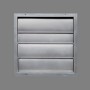Compuerta de sobrepresión vertical de aluminio MADEL SVS 500x500