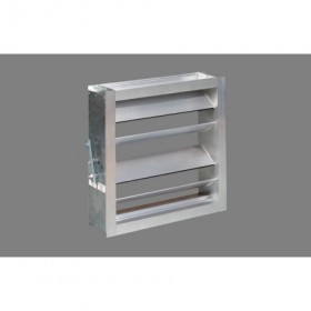Compuerta de regulación de caudal de aire estancas MADEL SQR-H 800x800mm con mando manual