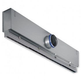 Plenum de conexión lateral  MADEL PLOK-SM 40x1800mm para difusor LOOK-SM