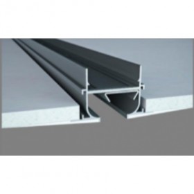 Difusor lineal oculto con marco corto MADEL LOOK-SM AR 30x1000mm lacado negro R9005 y fijación escuadra (L)