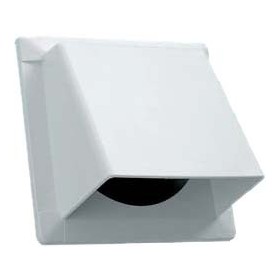 Boca de salida con compuerta antirretorno y embocadura a tubo de 100mm.ESCOCLIMA CP1515B