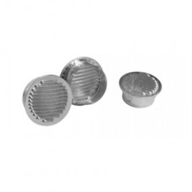 Rejilla circular de aluminio con red anti-insectos ESCOCLIMA Ø100