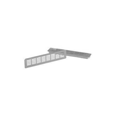 Rejilla fija ventilación para chimenea de acero galvanizado ESCOCLIMA 665x70mm