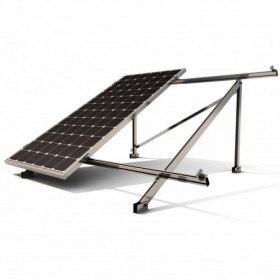 Estructura cubierta plana MUNDOCLIMA SOLAR triangulo abierto 30º para 9 módulos hasta 1135mm