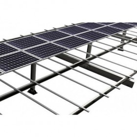 Pérgola parking ESCOSOL módular 2 plazas con anclaje a correas 5000x5600mm