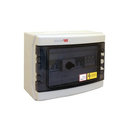 Caja protecciones fotovoltaica MUNDOCLIMA SOLAR DC 2 string 2 fusibles 15A