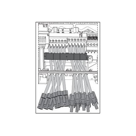 Clavija FRONIUS macho enchufable para inversor ECO30A