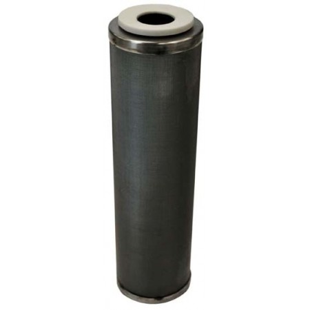 Cartucho filtrante agua caliente 80µm Inox. AC-HT para filtro 3 piezas 10" STANDARD