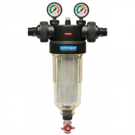 Filtro de agua autolimpiante con manómetros 1" 25µm CINTROPUR NW 280