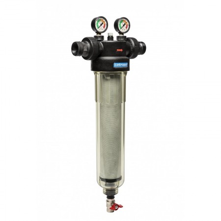 Filtro de agua autolimpiante con manómetros 1-1/2" 25µm CINTROPUR NW 400