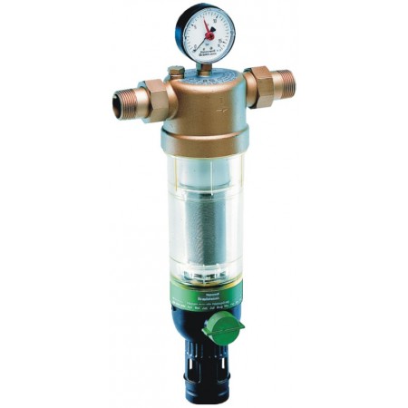 Filtro de agua autolimpiante con manómetro 2" 100µm en inox. HONEYWELL BRAUKMANN F76S-2AA