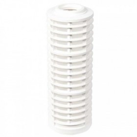 Cartucho filtrante agua 60µm lavable para filtro agua 3 piezas 10" DEPURA 1000