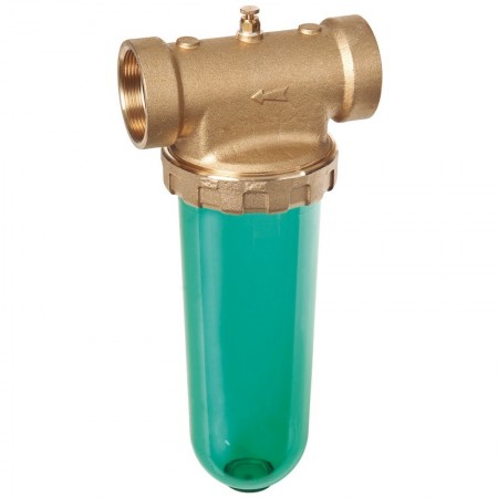 Filtro de agua 3 piezas 10" cabezal latón DEPURA 3000 OT 1-1/2"