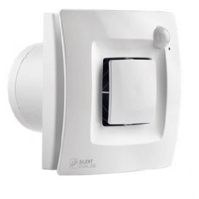 Extractor baño frontal blanco S&P SILENT-DUAL 300 Ø150mm
