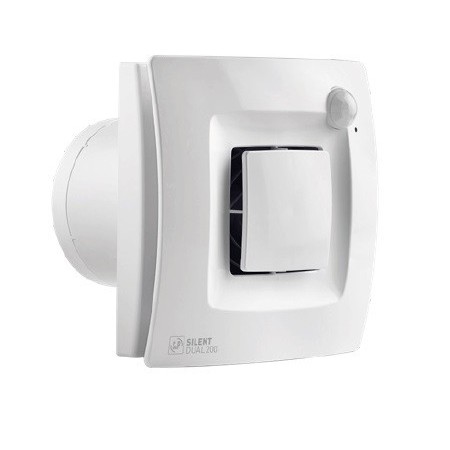 Extractor baño frontal blanco S&P SILENT-DUAL 300 Ø150mm