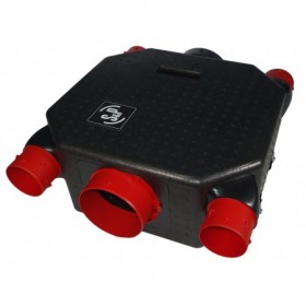 Ventilador multibocas para VMC autorregulable OZEO FLAT AUTO2 motor 2 velocidades