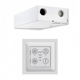 Recuperador calor horizontal VMC S&P AD160 incluye control por cable