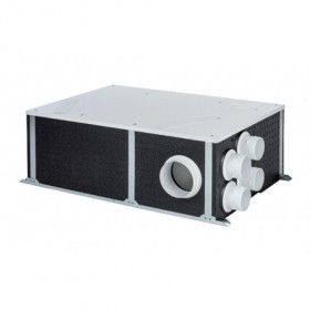 Recuperador calor horizontal VMC S&P ORKA HR tomas de aspiración 4  Ø80mm y 1 Ø125mm