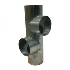 Colector S&P COET Ø355/1P más 1 injerto Ø125mm