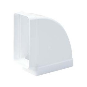 Codo 90 rectangular horizontal S&P TUBREC CRH 90 150 PVC ignífugo autoextinguible