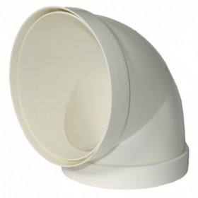 Codo circular 90º S&P TUBCIR CC 90 120 PVC ignífugo autoextinguible