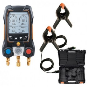 SET BASICO ANALIZADOR TESTO 550S CON BLUETOOTH Y APP + 2 SONDA PINZA CON CABLE Y MALETA RIGIDA