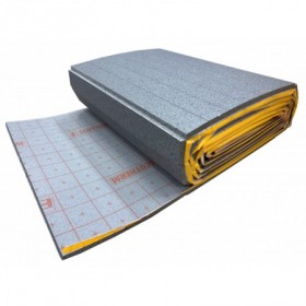 Panel aislante autofijacion EPS grafito Escotherm para suelo radiante alto 23mm RT 0.77kw/m2 10x1m