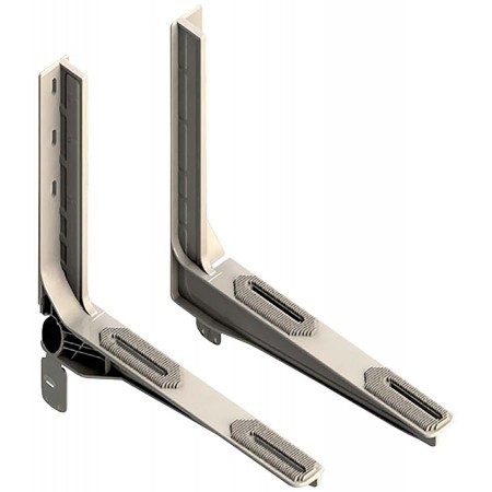 Juego soportes medianos metaloplástico anticorrosión SOPORTESC 500mm