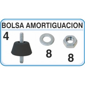 Bolsa básica amortiguación B5 con 4 antivibradores A45