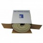 Rollo 50 metros tubo corrugado color marfil Ø16 terminal Ø18. Ø20