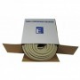 Rollo 50 metros tubo corrugado color marfil Ø16 terminal Ø18. Ø20