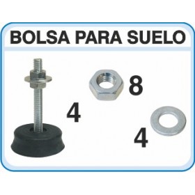 Bolsa básica amortiguación suelo B10 con 4 antivibradores S-40