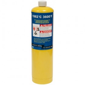 Botella de gas desechable metil acetileno-propano