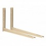 Juego soportes banderola largo unidad exterior aire acondicionado SOPORTESC 900mm