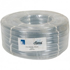 Rollo 25 metros tubo PVC cristal Ø10/14