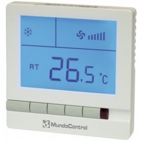 Termostato ambiente digital fancoil encastrable  MUNDCONTROL TFDE2T